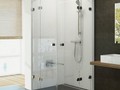 Душевой уголок Ravak Brilliant BSRV4-90 блестящий+транспарент